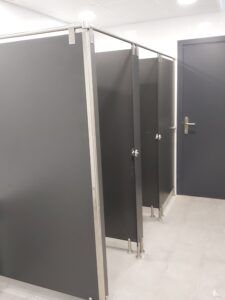 cabinas baño negro